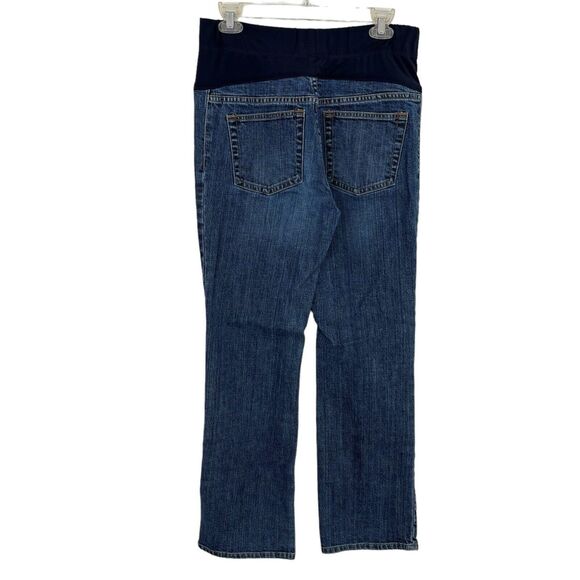 Gap Boot Cut Denim Jeans Maternity Size 6 Regular Stretch Panel - Picture 2 of 7